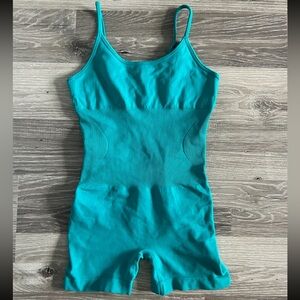 Green playsuit